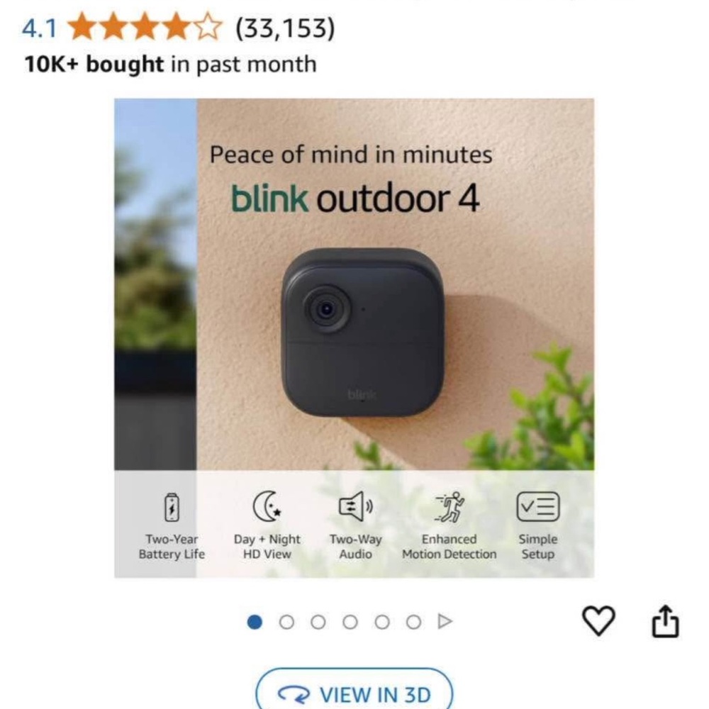 Blink Outdoor 4 Security Camera